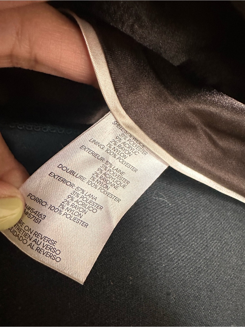 ⭐️LAST CHANCE⭐️ Calvin Klein PXXS Belted Asymmetrical Wool Coat Size P - Picture 13 of 17